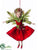 Fairy Ornament - Red Green - Pack of 2