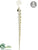 Pearl Icicle Ornament - Pearl - Pack of 6