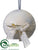 Ball Ornament - Beige Gray - Pack of 12
