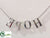 Swag Ornament - Silver - Pack of 6