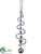 Drop Ornament - Peacock - Pack of 6