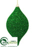 Silk Plants Direct Finial Ornament - Green - Pack of 6