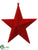 Star Ornament - Red - Pack of 1