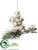 Squirrel Ornament - Beige Antique - Pack of 6