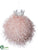 Furry Ball Ornament - Pink - Pack of 6