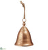 Silk Plants Direct Bell Ornament - Copper - Pack of 6