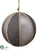 Ball Ornament - Silver Brown - Pack of 2