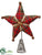 Plaid Tree Topper - Red Green - Pack of 3