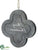 Merry Christmas Wood Ornament - Gray - Pack of 20