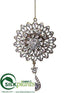 Silk Plants Direct Drop Ornament - Clear - Pack of 24