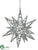 Star Ornament - Silver - Pack of 12