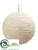 Ball Ornament - Natural Snow - Pack of 2
