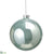 Plastic Ball Ornament - Seafoam - Pack of 12