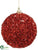 Ball Ornament - Red - Pack of 8