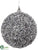 Ball Ornament - Silver - Pack of 8