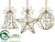 Ornament - Gold - Pack of 8