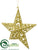 Star Ornament - Gold - Pack of 6