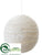 Ball Ornament - White - Pack of 6