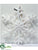 Snowflake Ornament - White - Pack of 6