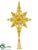 Star Tree Topper - Gold - Pack of 24