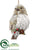 Bird Ornament - Green Gray - Pack of 6