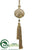 Ball Tassel Ornament - Gold - Pack of 6