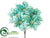 Poinsettia Bush - Aqua Light - Pack of 9