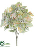 Silk Plants Direct Poinsettia Bush - Seafoam Pink - Pack of 6