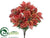 Poinsettia Bush - Cinnamon - Pack of 6