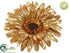 Silk Plants Direct Glitter Gerbera Daisy - Gold - Pack of 12