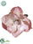 Glittered Metallic Magnolia - Pink - Pack of 12