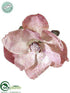 Silk Plants Direct Glittered Metallic Magnolia - Pink - Pack of 12