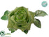 Silk Plants Direct Beaded Rose - Green - Pack of 12