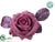 Beaded Rose - Orchid - Pack of 12