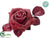 Beaded Rose - Red - Pack of 12