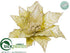 Silk Plants Direct Poinsettia With Clip - Champagne Light - Pack of 36