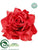 Rose With Clip - Red - Pack of 12