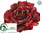 Rose With Clip - Burgundy - Pack of 12