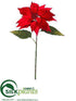Silk Plants Direct Poinsettia Spray - Red Red - Pack of 12