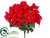 Poinsettia Bush - Red - Pack of 6
