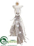 Silk Plants Direct Angel - White Glittered - Pack of 2