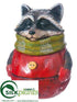 Silk Plants Direct Raccoon - Red Brown - Pack of 2