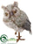 Glitter Sisal Owl - Brown - Pack of 8