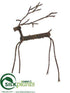 Silk Plants Direct Reindeer - Brown - Pack of 4