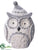 Owl - White - Pack of 4