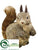 Squirrel - Brown Glittered - Pack of 4