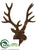 Hanging Reindeer Wall Decor - Brown - Pack of 2