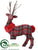 Reindeer - Red Gray - Pack of 2