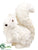 Squirrel - White - Pack of 2