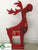 Moose Ornament - Red - Pack of 2